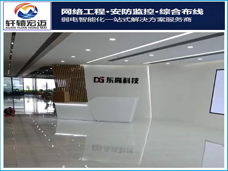 東高科技辦公樓弱電機(jī)房工程項(xiàng)目案例